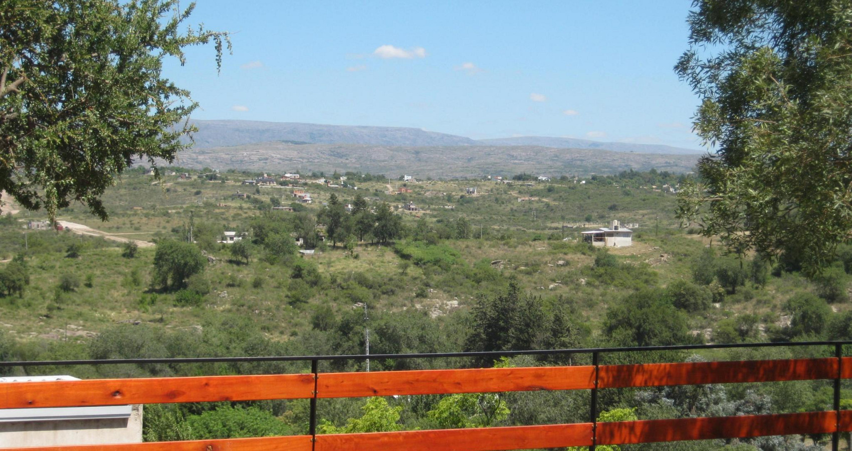 Vista panorámica a las sierras